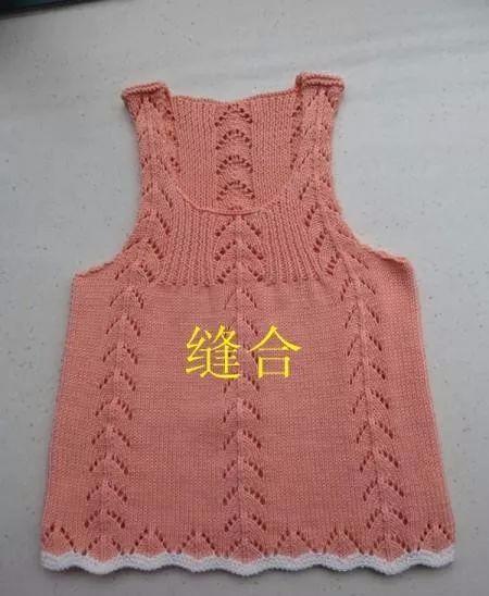 美麗非凡的女童背心裙針織,附超級詳細(xì)圖解